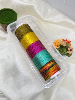 Luxurious Rain Drop Glass Bangle Box Design - 042-2.2
