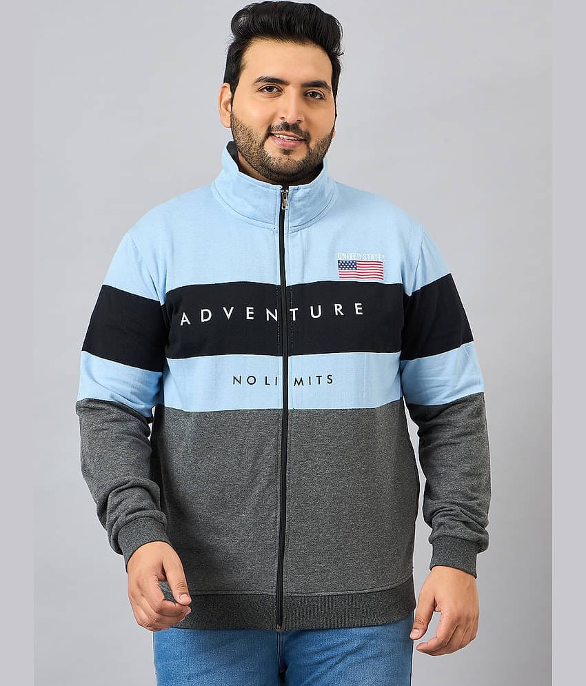 AUSTIVO Fleece High Neck Men's Sweatshirt - Multi ( Pack of 1 )