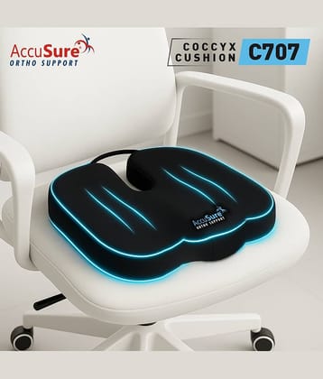 ACCUSURE Seat Pillows Single Black
