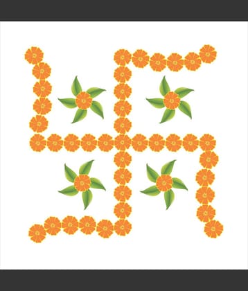 Decor Villa Floor Sticker Festival & Ocassion ( 40 x 40 cms )