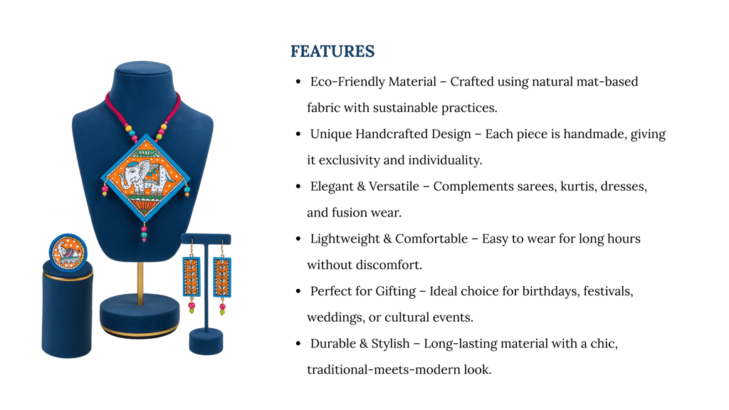 Fabric Jewellery 1 Piece Each