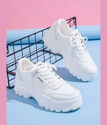 Shoetopia - White Women's Running Shoes