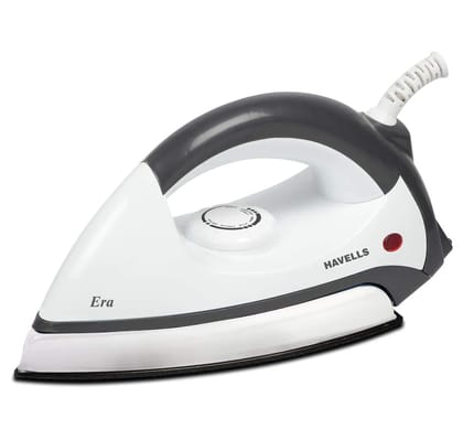 Havells Plastic Era 1000-Watt Dry Iron (Grey/White), 1100 Watts, Pack of 1 Havells Plastic Era 1000-Watt Dry Iron (Grey/White), 1100 Watts, Pack of 1