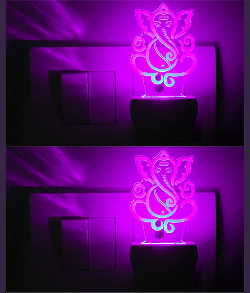 AFAST Multicolor Night Lamp ( Pack of 2 )