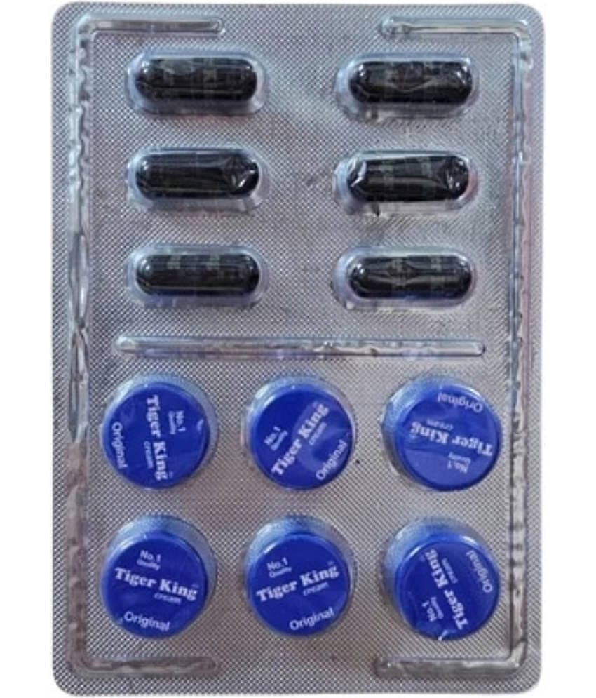 Tiger King D Cream With Capsule for Men
