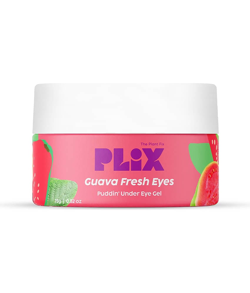 Plix Guava UnderEye Gel For Reducing Dark Circles & Puffy Eyes with 3% Niacinamide(15 g)