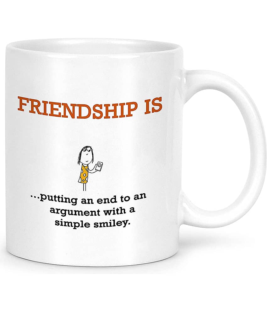 Idream Quote Printed Ceramic Coffee Mug 1 Pcs 330 mL