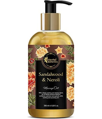 Oriental Botanics Massage Sandalwood & Neroli Body Oil ( 200 mL )