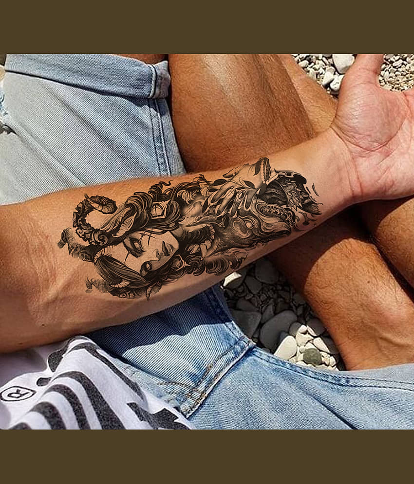 The Canvas Arts Realistic Look Waterproof Temporary Tattoo Sticker Body Tattoo