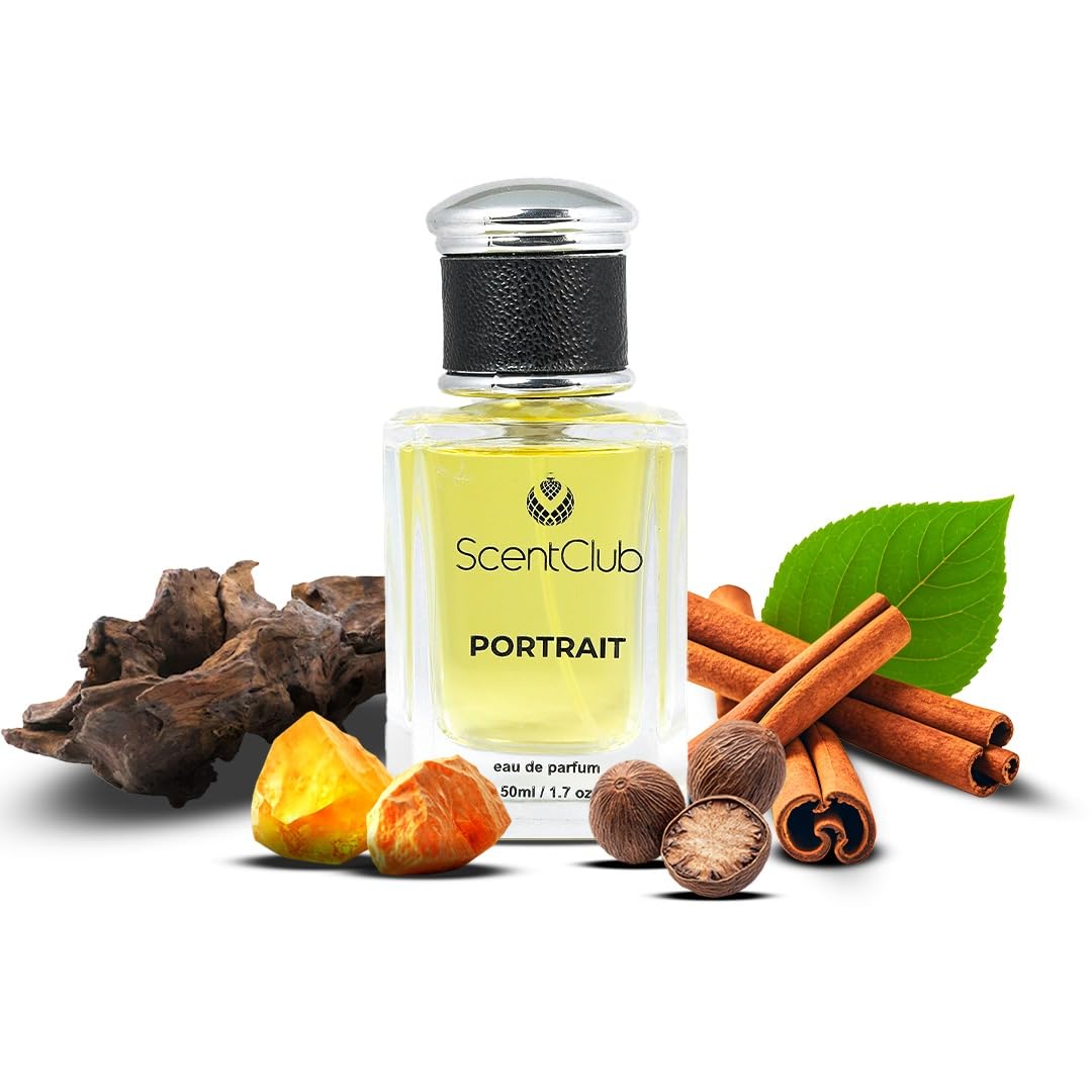 Scentclub Men Perfume -Portrait A Rose with Fire | Unisex elegance wrapped in incense, patchouli, and dark floral warmth | 50ml EDP | Unisex