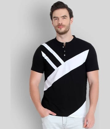 Glito Pack of 1 Cotton Regular Fit Men's T-Shirt ( Black )