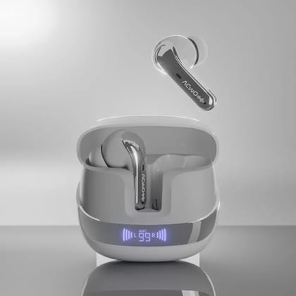 DwOTS 747 True Wireless Earbuds Silk White
