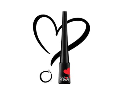 Color Cupid Eye Love It Eyeliner, All day wear,  Easy application, Long stay & Quick drying, Jet Black - 3.5 ml