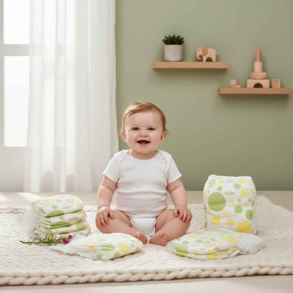 Baby Diapers XXL Size (12-18 kg) – Soft & Leak-Proof Pack of 50 | THE GIR FARMER