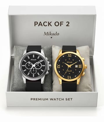 Mikado Black Silicon Analog Men's Watch