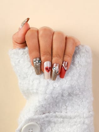 The Astratta Press-On Nails - Salmon Pink-Nails