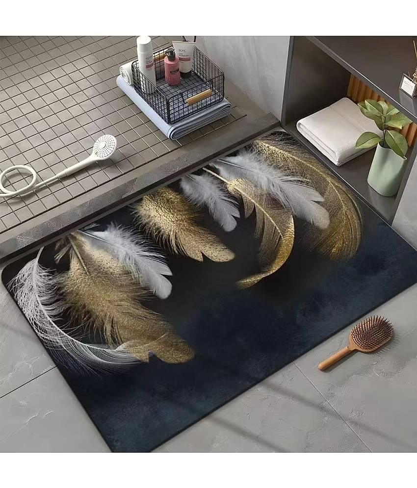 mahek accessories Anti-skid Rubber Bath Mat 40x60 cm ( Pack of 1 ) - Assorted