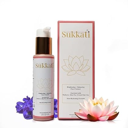 Sukkati Brightening & Balancing Face Cleanser, 100 ml