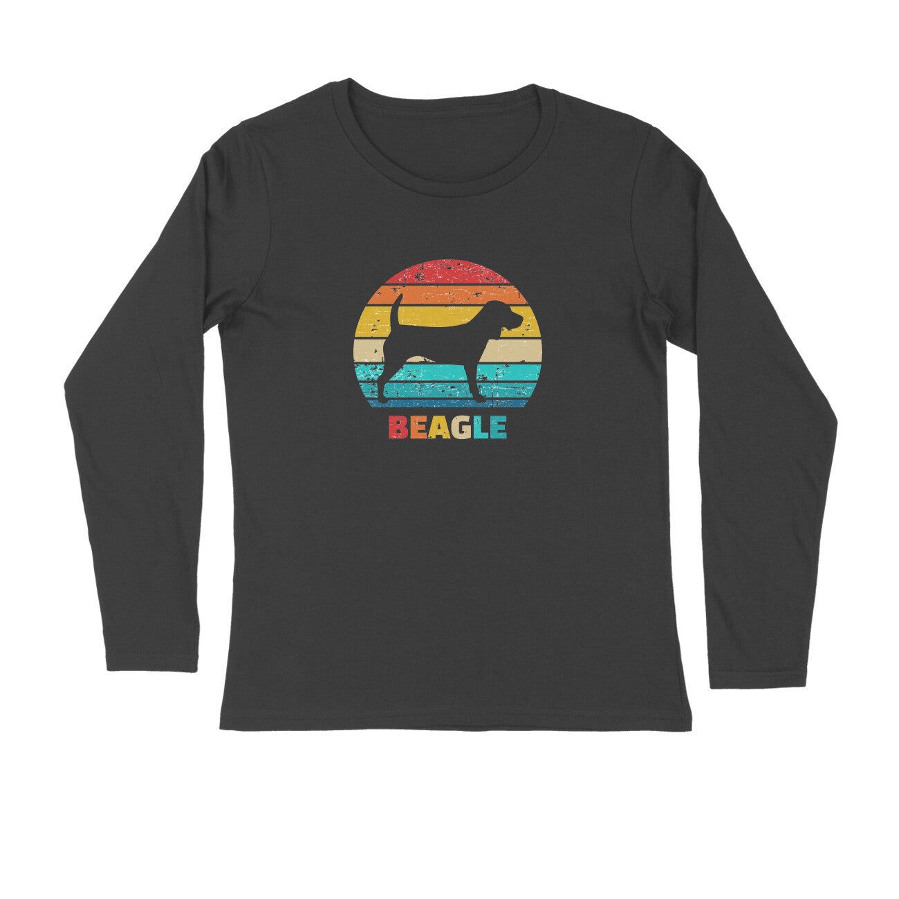 Full Sleeves Round Neck (Men) - Beagle Sunset (5 Colours)