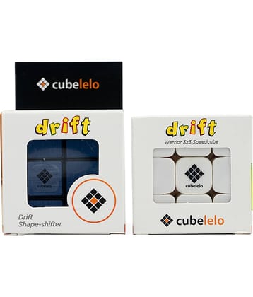 Cubelelo 3x3 & Drift Blue Mirror Cube Combo Magic Cube Puzzle