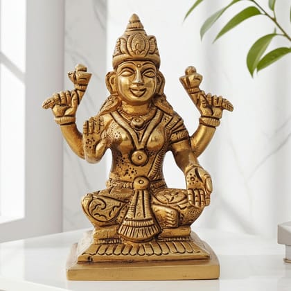 Brass Showpiece Laxmi Ji Statue (BSMAS1335 L)