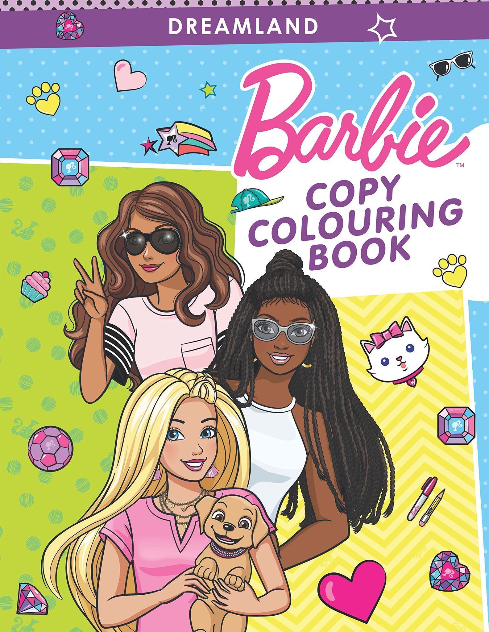 Barbie Copy Colouring Book [Paperback] Dreamland Publications