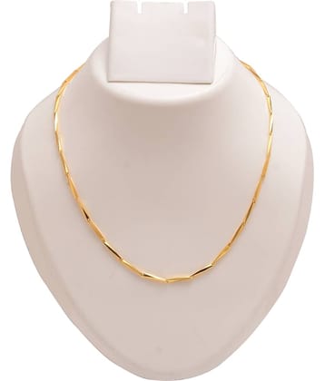 Jewar Mandi Link Chain Gold Plated Daily Use Stylish Designer Long Use Pipe Design Jewelry for Men & Boys