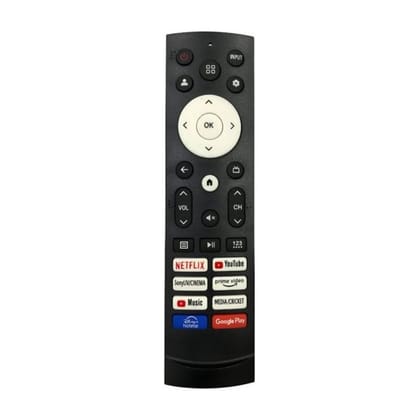 Remote No. 1256 (No Voice), Compatible for Hisense Smart TV LCD-LED Remote Control (Exactly Same Remote Will Only Work)