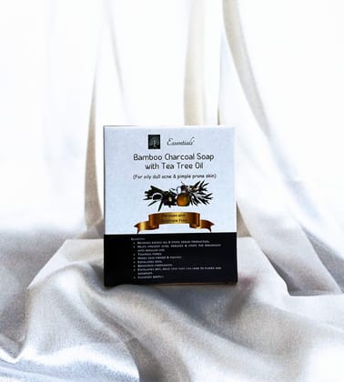 Essentials  Bamboo Charcoal Soap 110 Gms