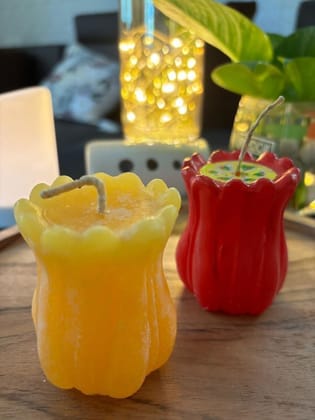 ASOMI DECORATIVE CANDLE (flower pot style)