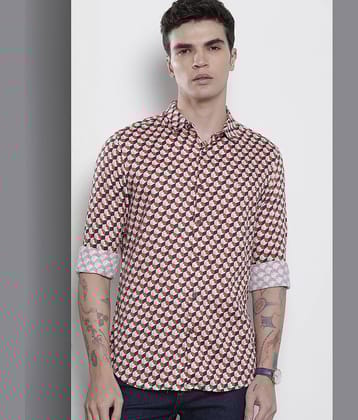 The Indian Garage Co Men Slim Fit Opaque Printed Casual Shirt