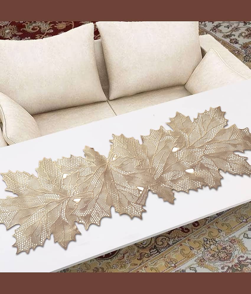 PVC 4 Seater Table Runner ( 92 cm x 33 cm ) Single - Gold