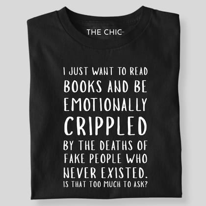 I JUST WANT TO READ-Black / S