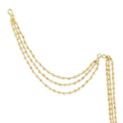 Gold-Plated Multi-Layer Chain Earrings