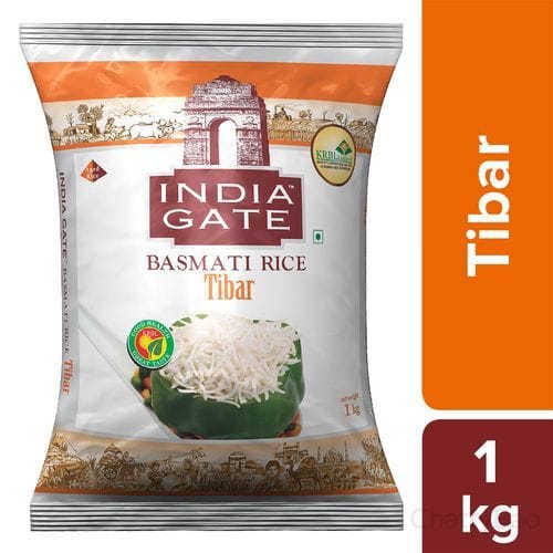 India Gate Basmati Rice - Tibar 1 Kg