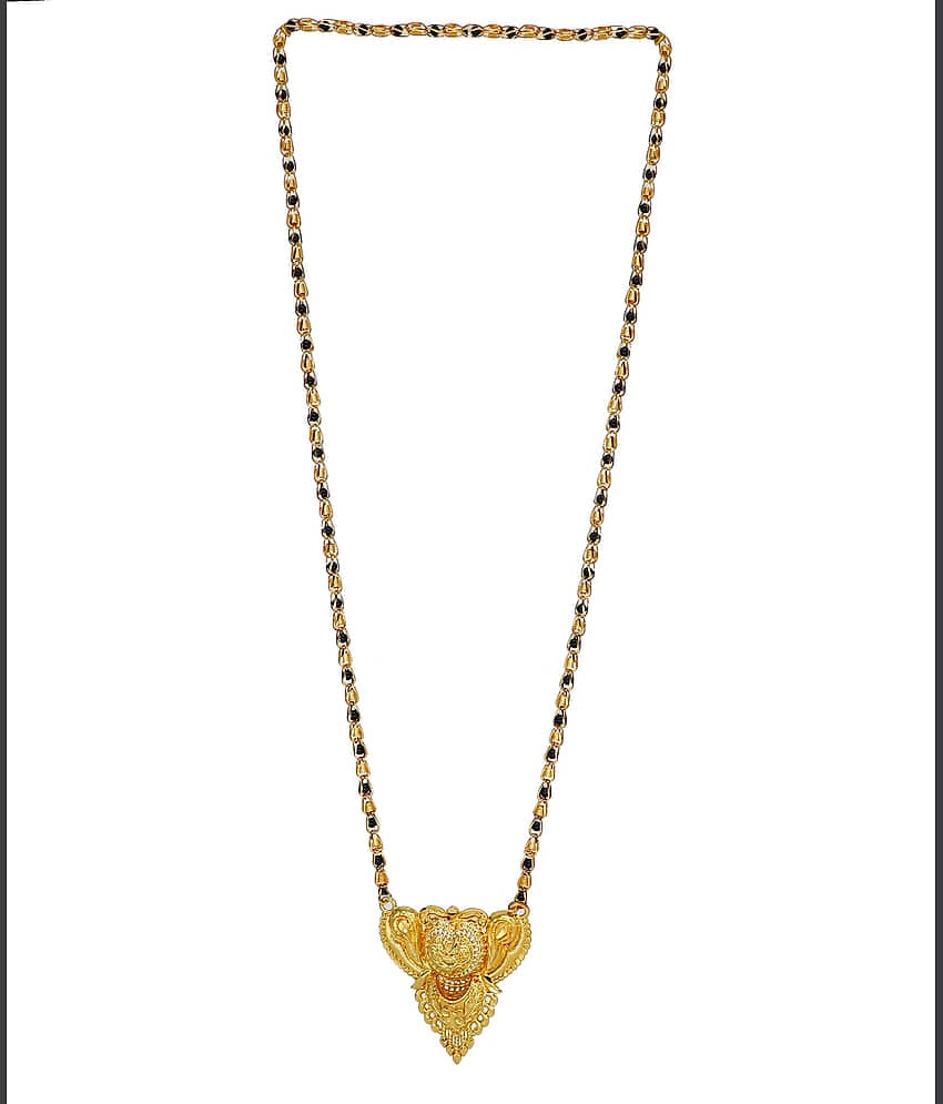 Shankhraj Mall Gold Plated Letest & Designer Mangalsutra For Women-100256