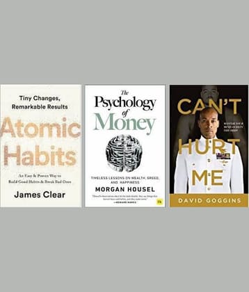 Atomic Habits + The Psychology of Money + Can't Hurt Me