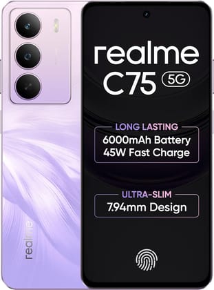 realme C75 (Purple Blossom, 6GB RAM, 128GB Storage)