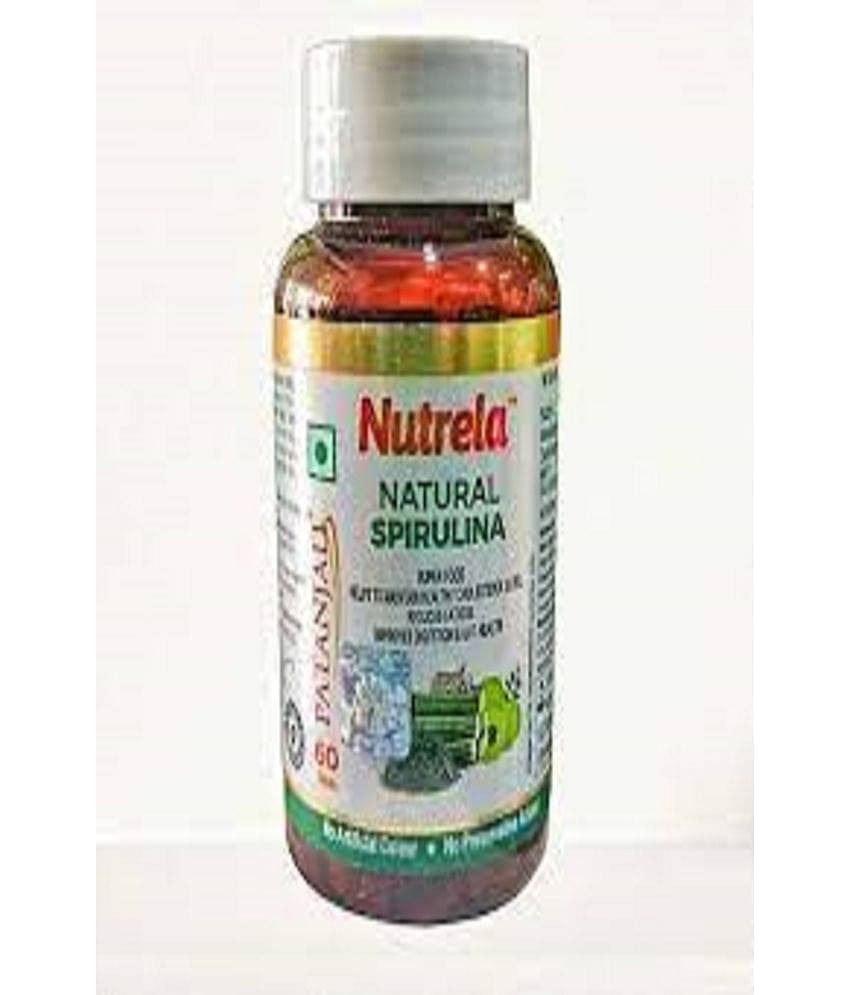 Patanjali NUTRELA  NATURAL SPIRULINA 60 TABS ( PACK OF 2)