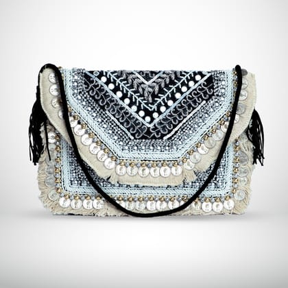 The Jenny Clutch Bag-Black