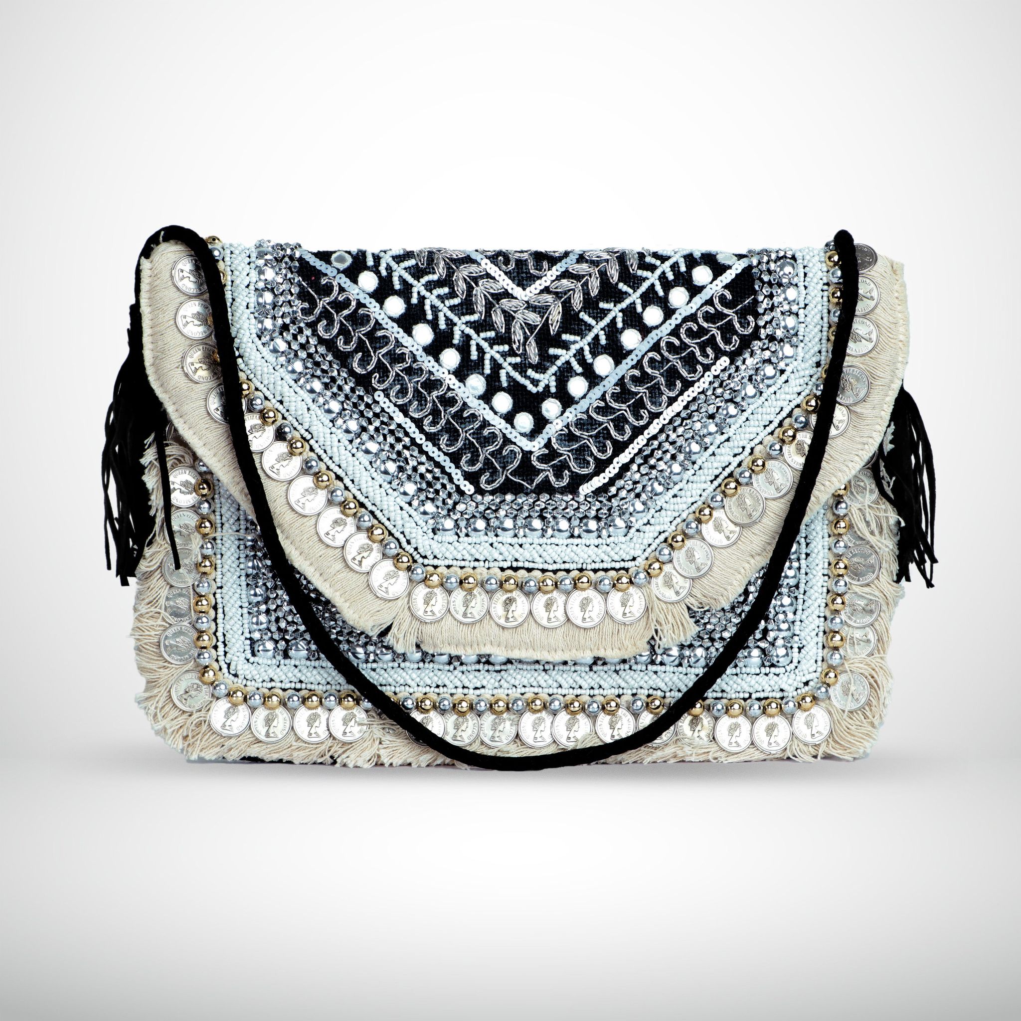 The Jenny Clutch Bag-Black
