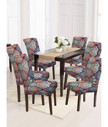 Cortina - 1 Seater Polyester Chair Cover ( Pack of 1 )