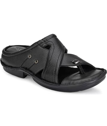 softio - Black Men's Sandals