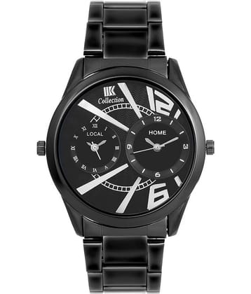 IIK Collection IIK-087M Black Metal Analog Watch for Men
