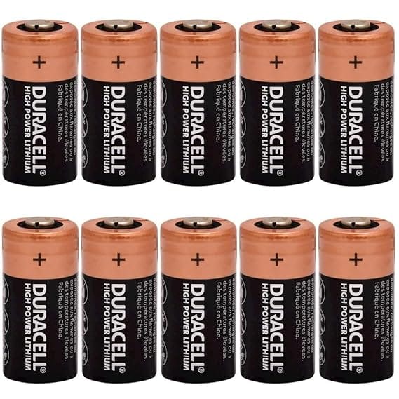 DL123A DURACELL Ultra Lithium Photo 10 Batteries