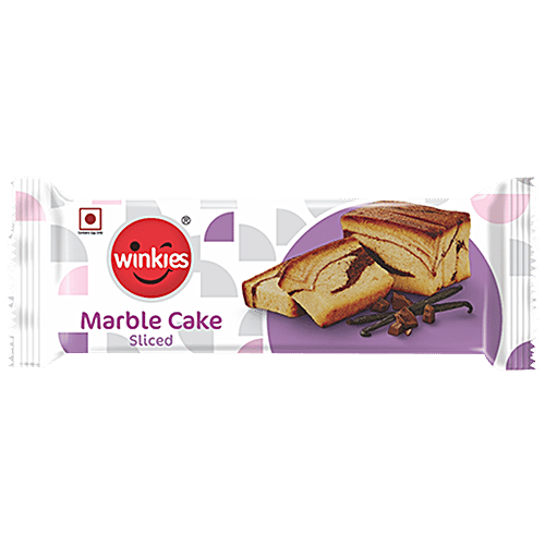 Winkies Marble Cake Sliced - Fluffy, Soft, Rich In Taste, 110 g
