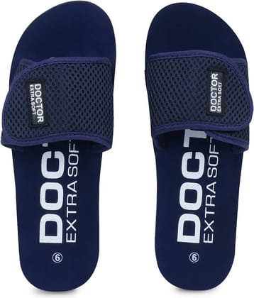 DOCTOR EXTRA SOFT - Navy Blue Women's Slide Flip Flop