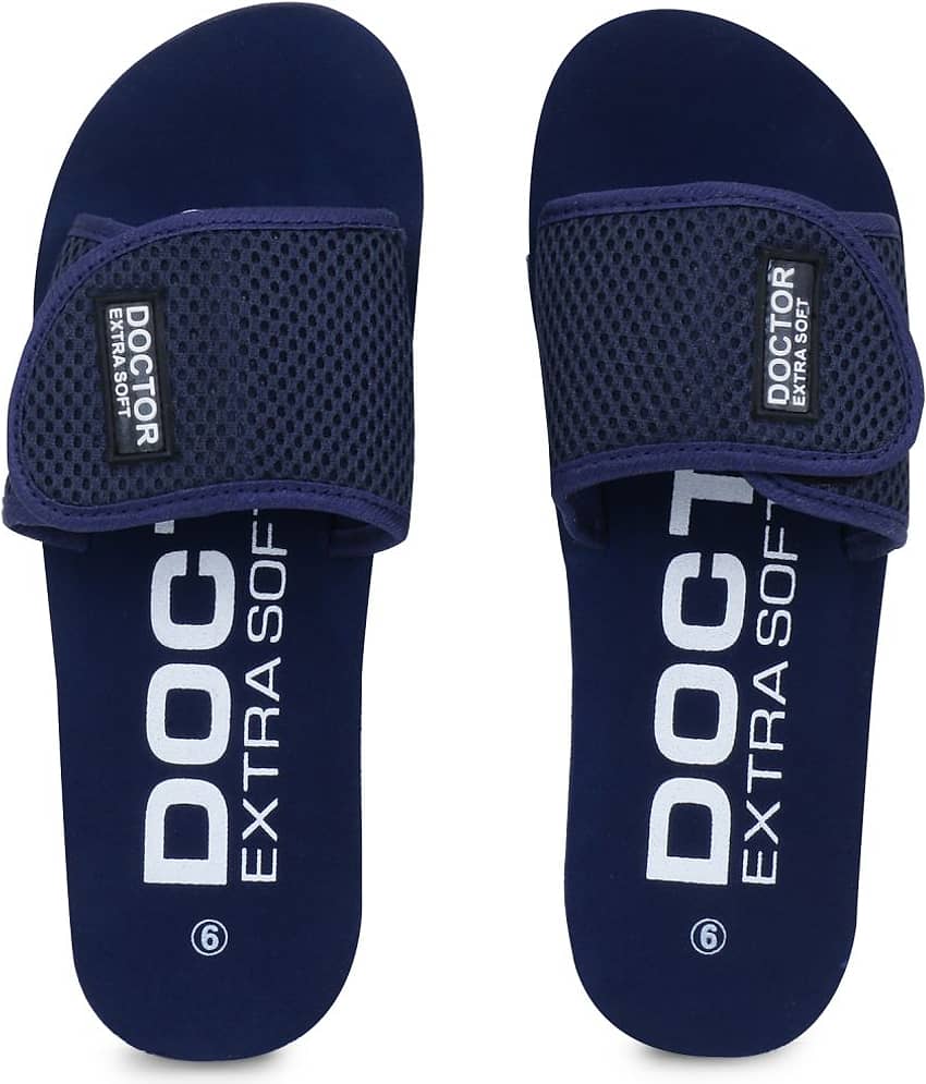 DOCTOR EXTRA SOFT - Navy Blue Women's Slide Flip Flop
