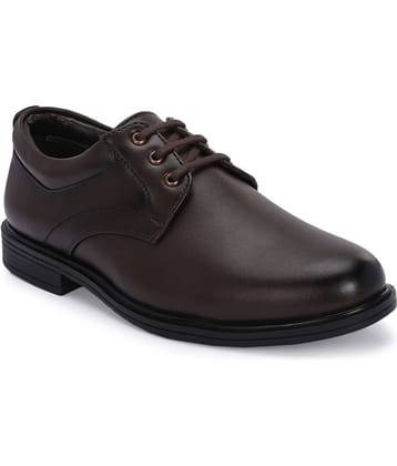 YOU LIkE Brown Men's Derby Formal Shoes