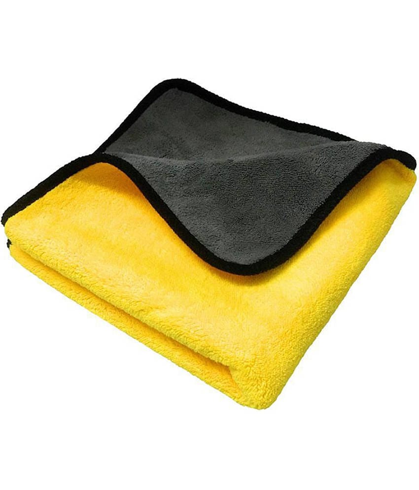PROGIENCE Multicolor Microfiber Cleaning Cloth For Automobile Car accessories ( Pack of 1 ) 40x40 cms